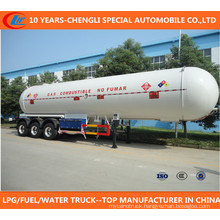 Factory Sale Asme Certificated 50cbm Tri-Axle LPG Semi-Trailer